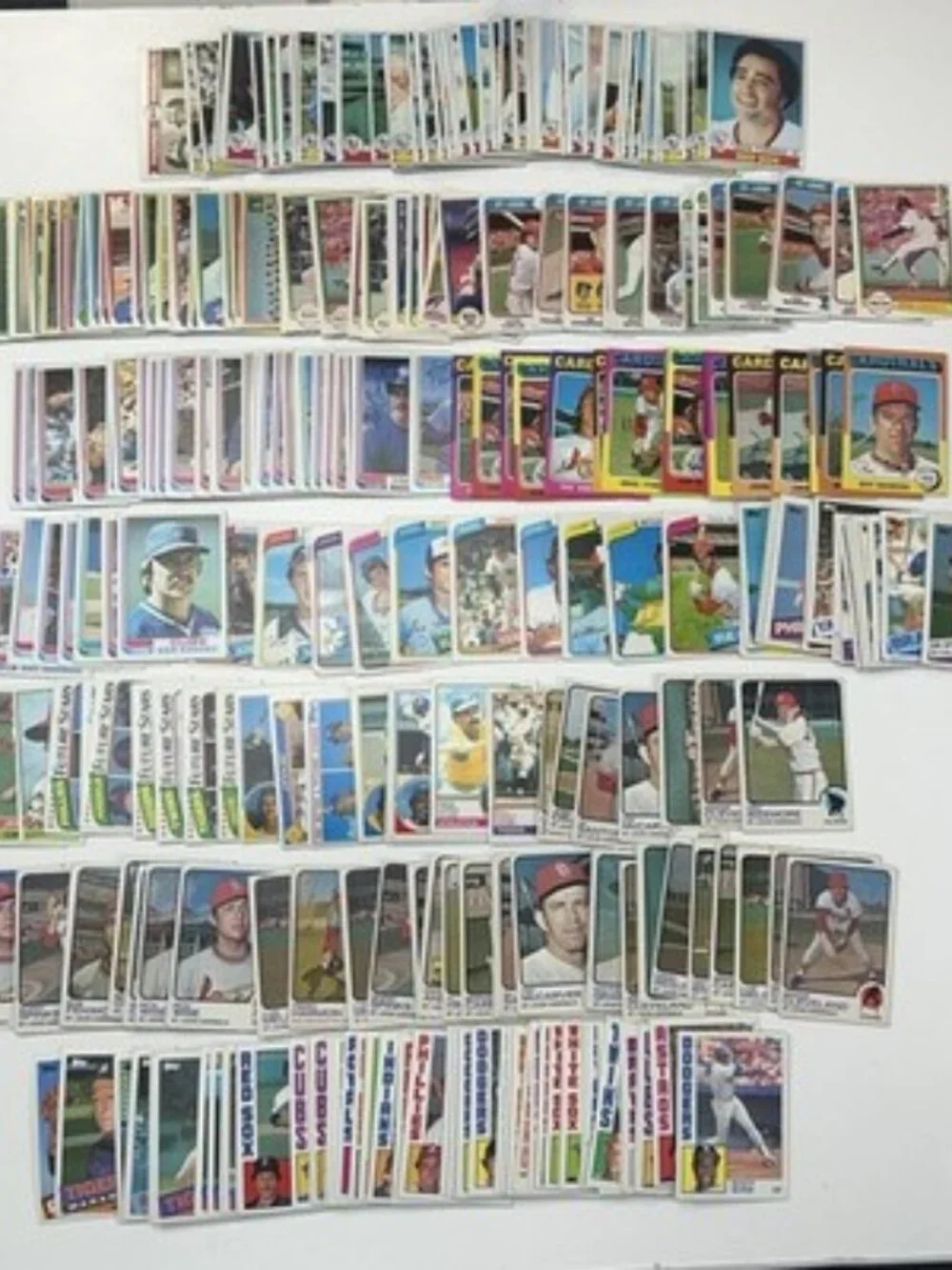1970’s -1980’s Topps Fleer Baseball Lot ~350 Cards Low Grade